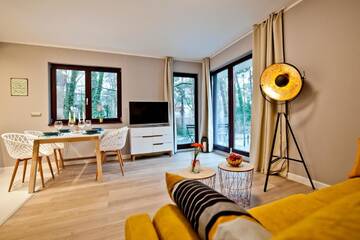 Фото номера One-Bedroom Apartment with Balcony - ul. Wojska Polskiego 36/3 Апартаменты Villa Aqua BlueApart Jurata г. Юрата 6